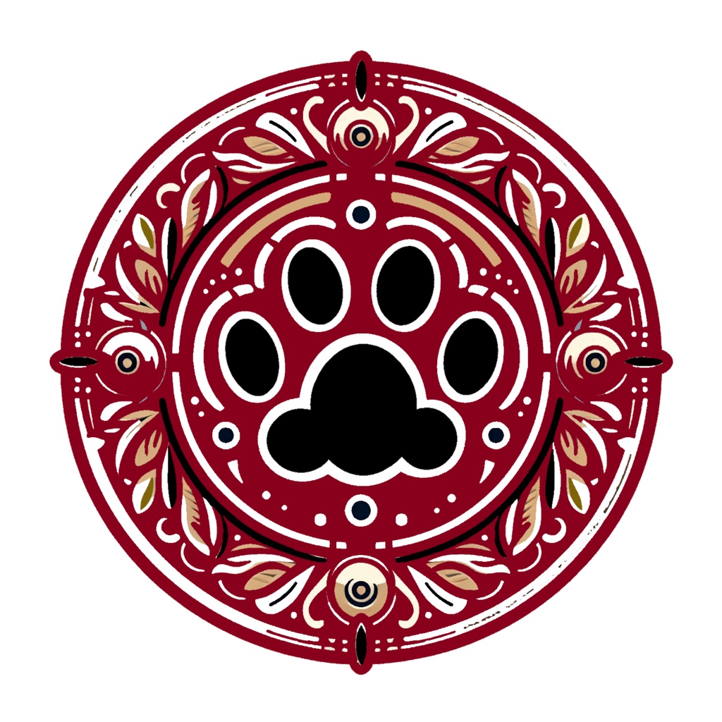 スマホステッカー ニャンブレム・にくきゅ~シンボル*004