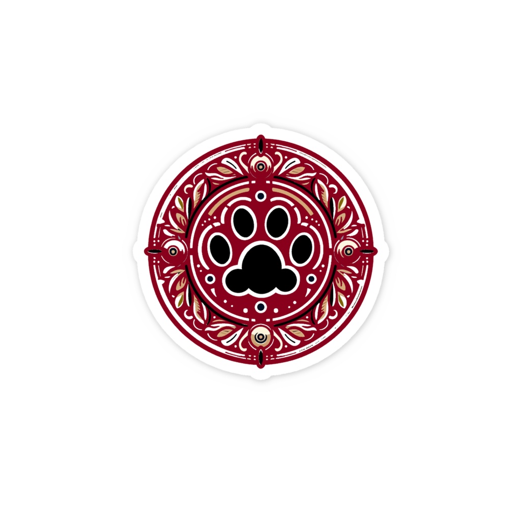 スマホステッカー ニャンブレム・にくきゅ~シンボル*004