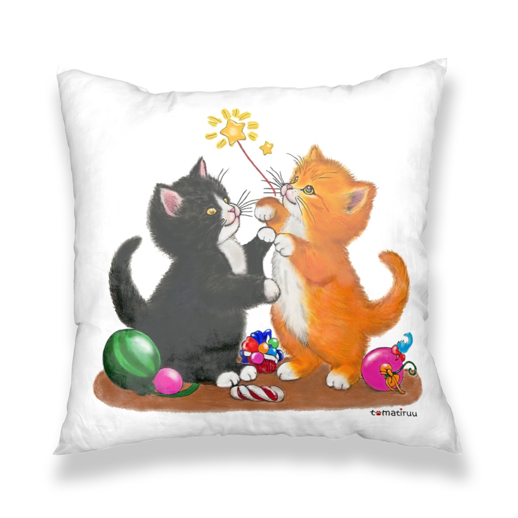 クッションカバー *お星さまと猫たち*