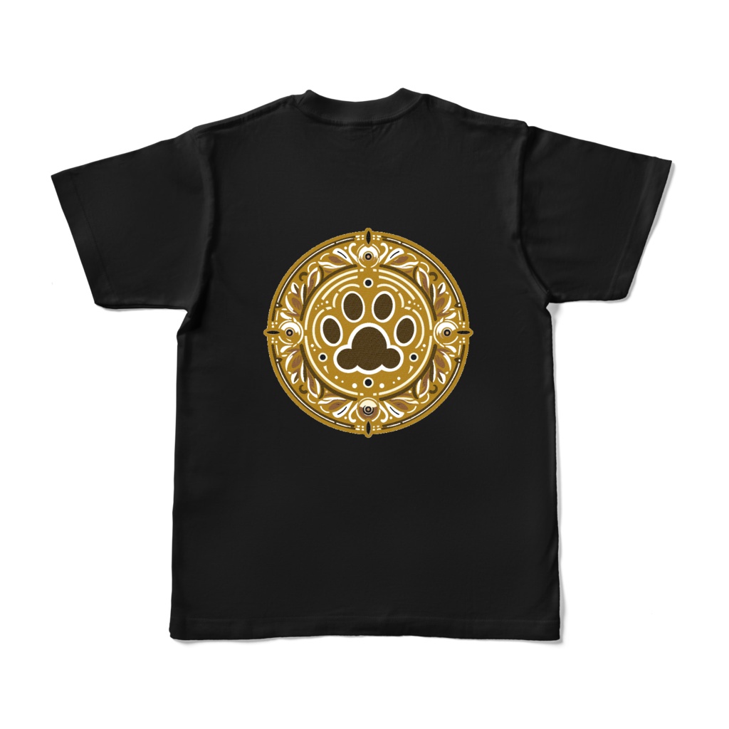 ニャンブレムシリーズ・肉球シンボルＴシャツ＊003