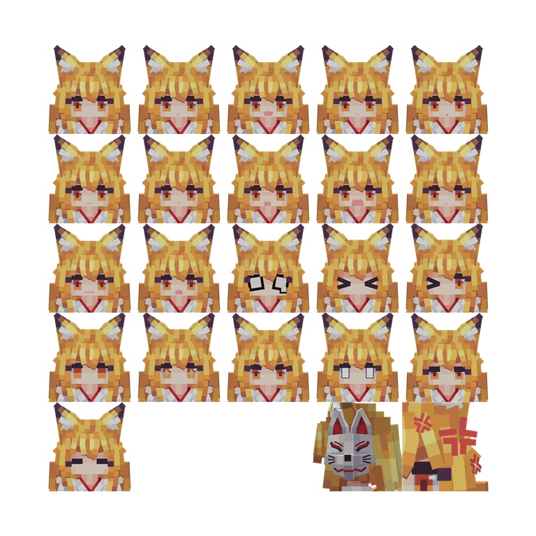 [Wine Fox] VRChat Avatar - ywsuoyi - 5/5