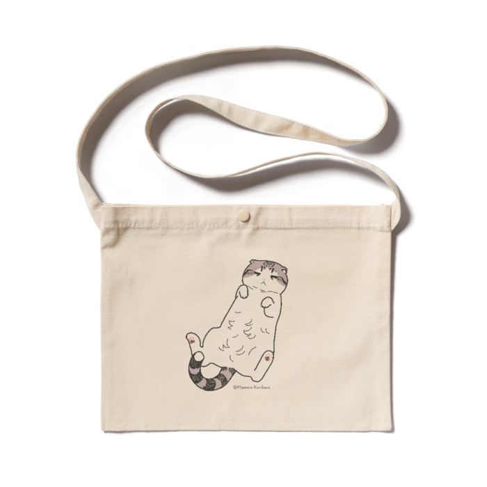 サコッシュ(ジム) ナチュラル・グレー