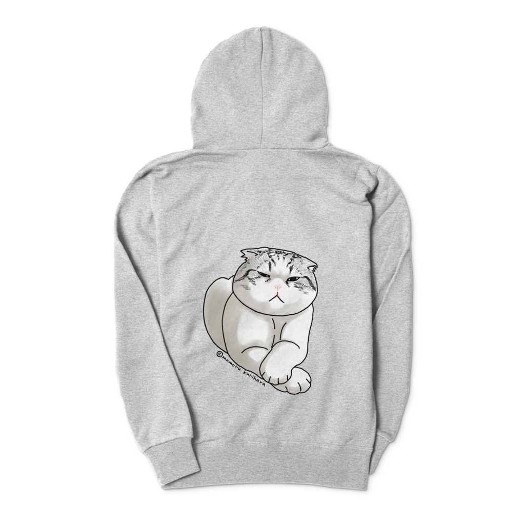 むっちりジムのジップアップパーカー