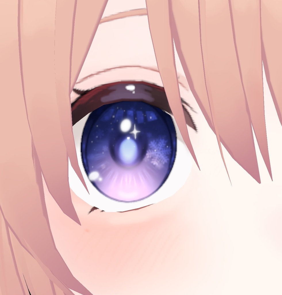 【無料/free】❄️Winter Shimmer Eye❄️|VRoidアイテクスチャセット|3Colors+∞