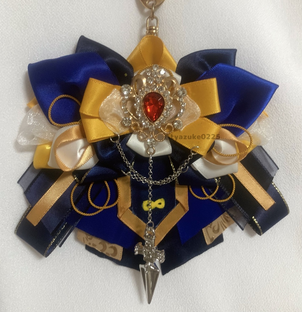 h×h クラピカ モチーフリボンキーホルダー