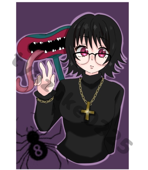 h×h シズク イラストカード