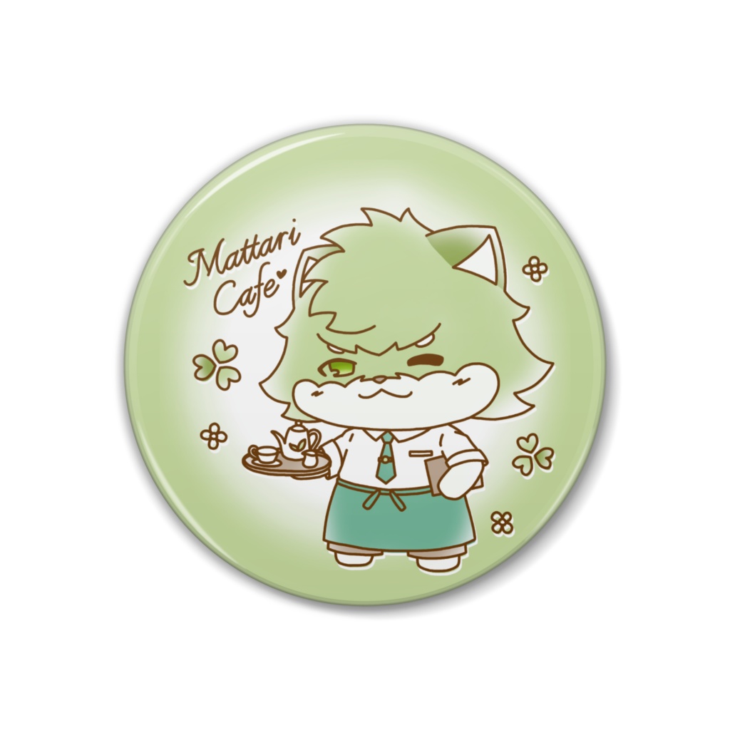 まったりカフェのフミヒロ　缶バッジ