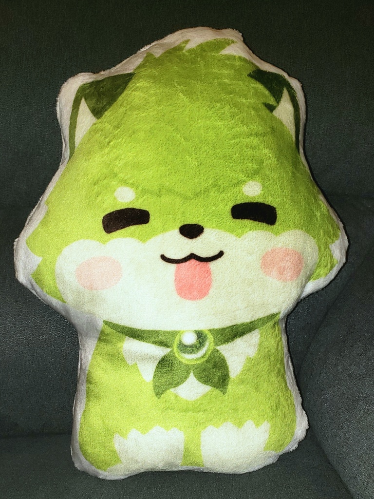 おすわりフミヒロの両面ふかふかクッション