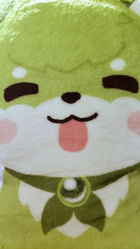 おすわりフミヒロの両面ふかふかクッション