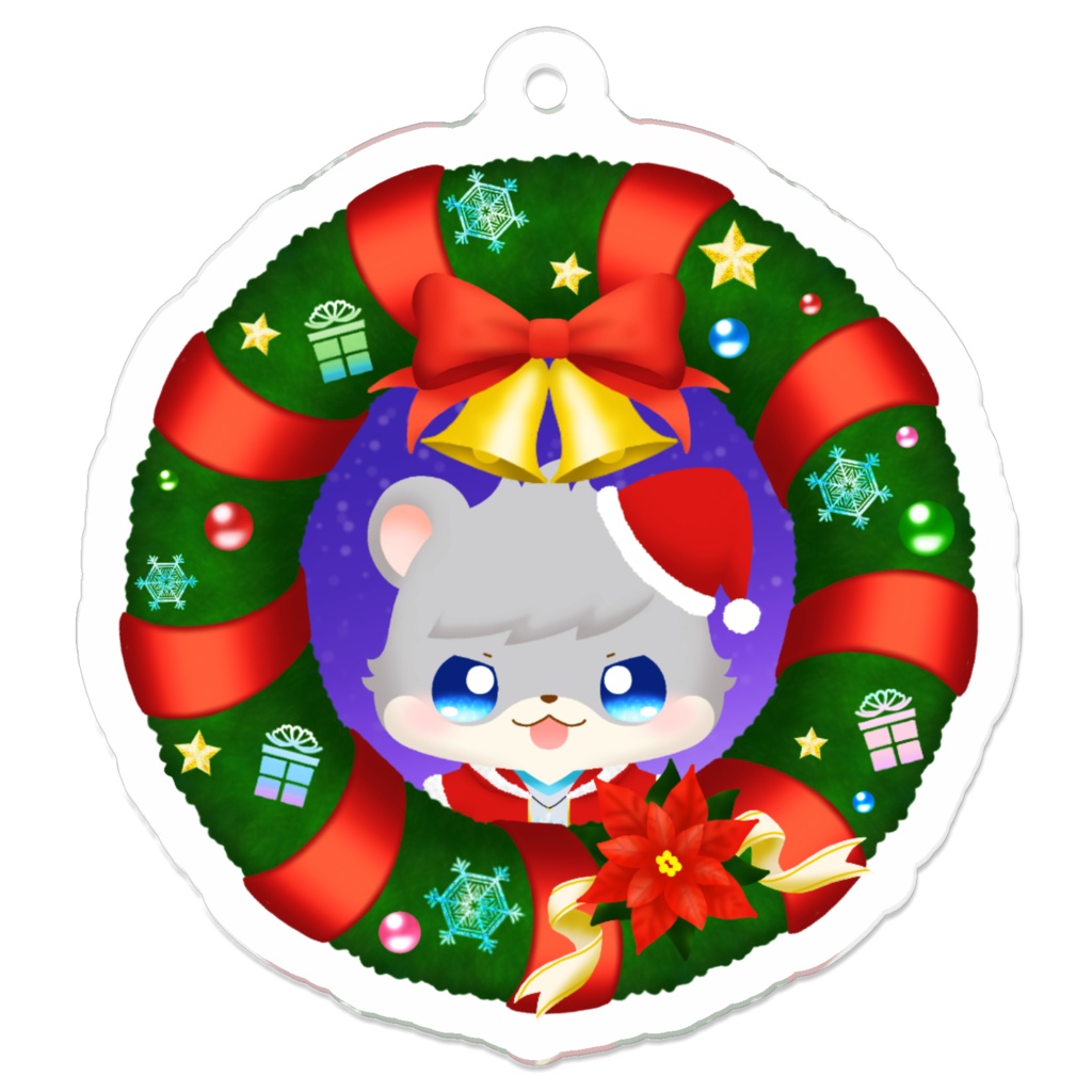 吹雪くんとクリスマスリース