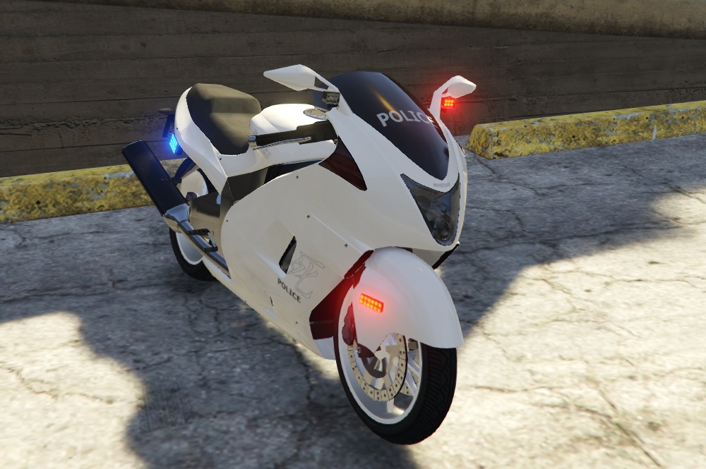 hakuchou police bike