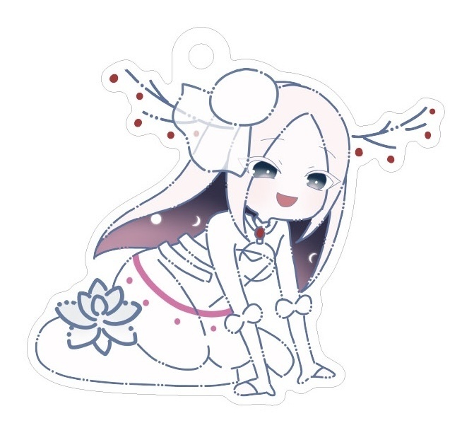 紅といっしょにおでかけ！アクリルキーホルダー