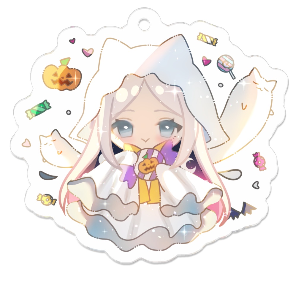 常設🌟【ハロウィン2025】これがあれば大丈夫!紅のおまもりアクリルキーホルダー