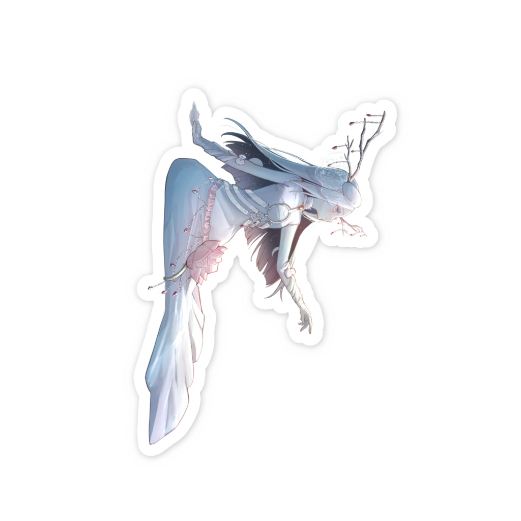 【約束のないあの夏を歩く】ステッカー-あの丘の紅