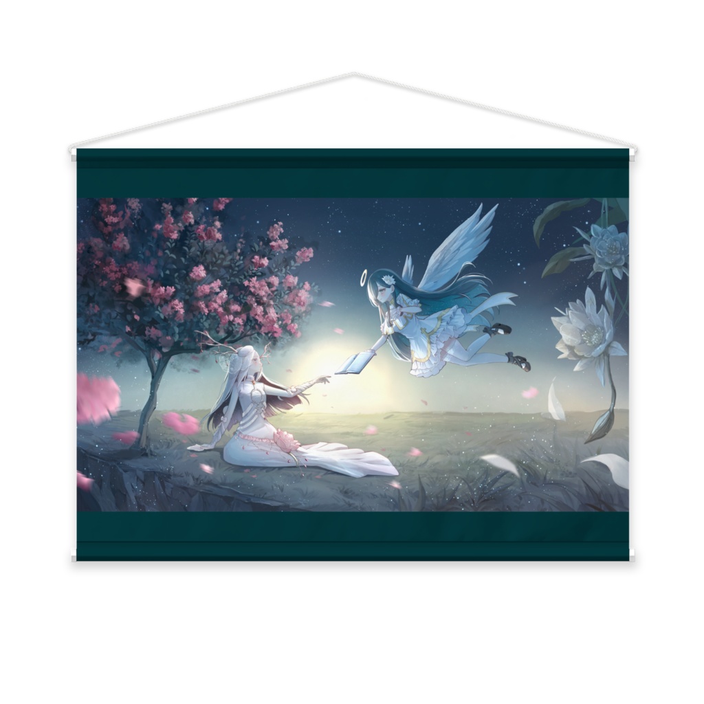 【約束のないあの夏を歩く】キービジュアルタペストリー