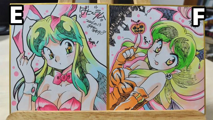 二次創作イラスト・小色紙(10種類)