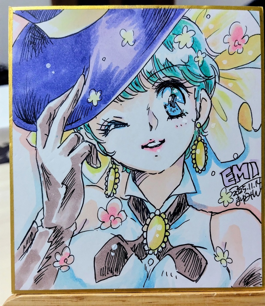 緑髪の懐アニキャラ・小色紙