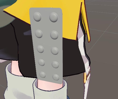 【VRC想定】錠剤(シート)【3D素材】