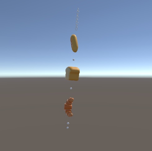 【VRC想定】ゆれるパンピアス【3D素材】