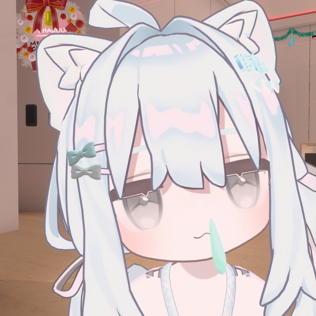 【VRC想定】リボン(4種セット)【3D素材】