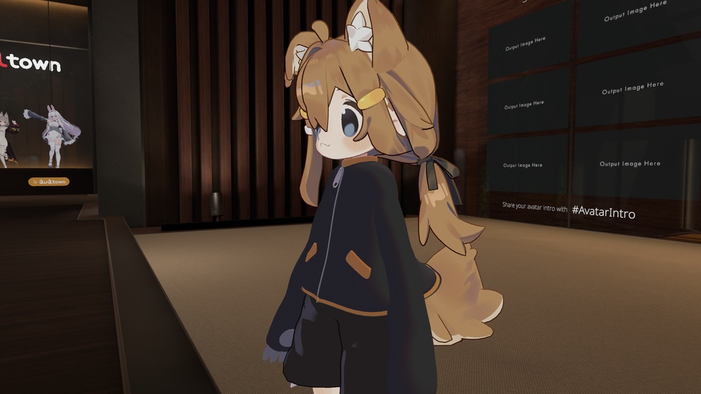 【VRC想定】熊ジャージ(まめひなた対応)【3D素材】