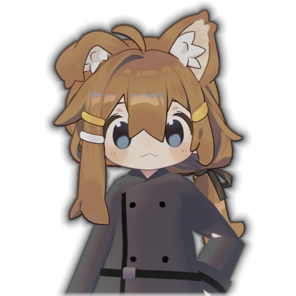 【VRC想定】軍服風制服(まめひなた対応)【3D素材】