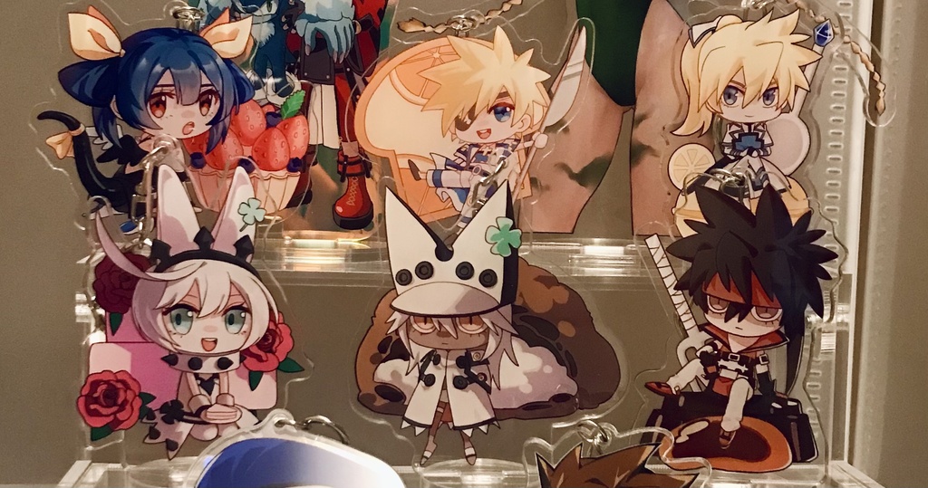 キーホルダーつきアクスタ 全6種