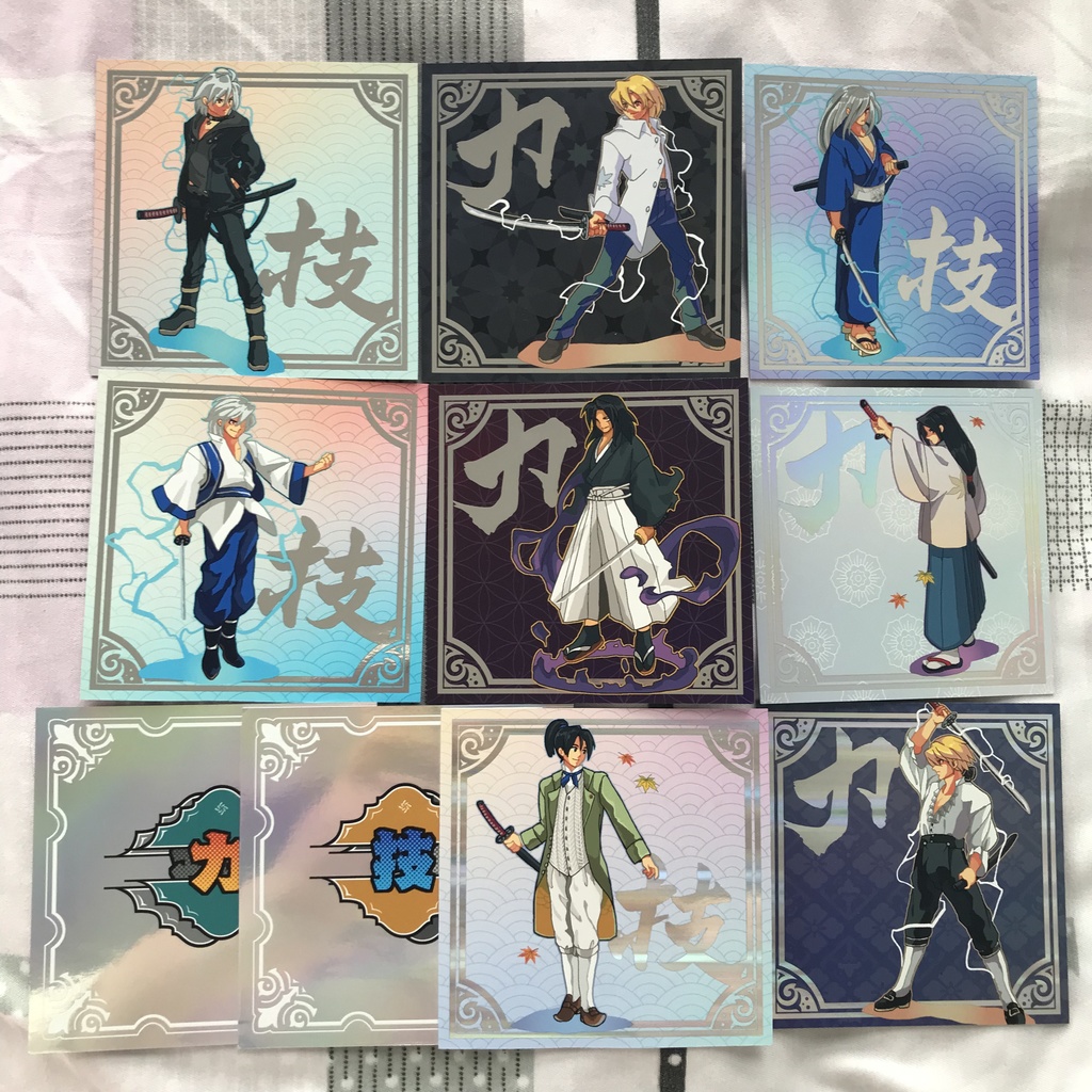 月華の剣士メタリックカード 10枚セット