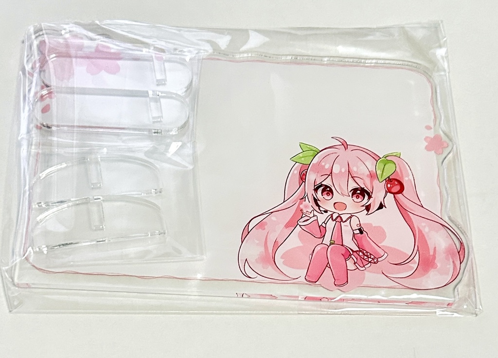 桜ミク アクリルメモボード