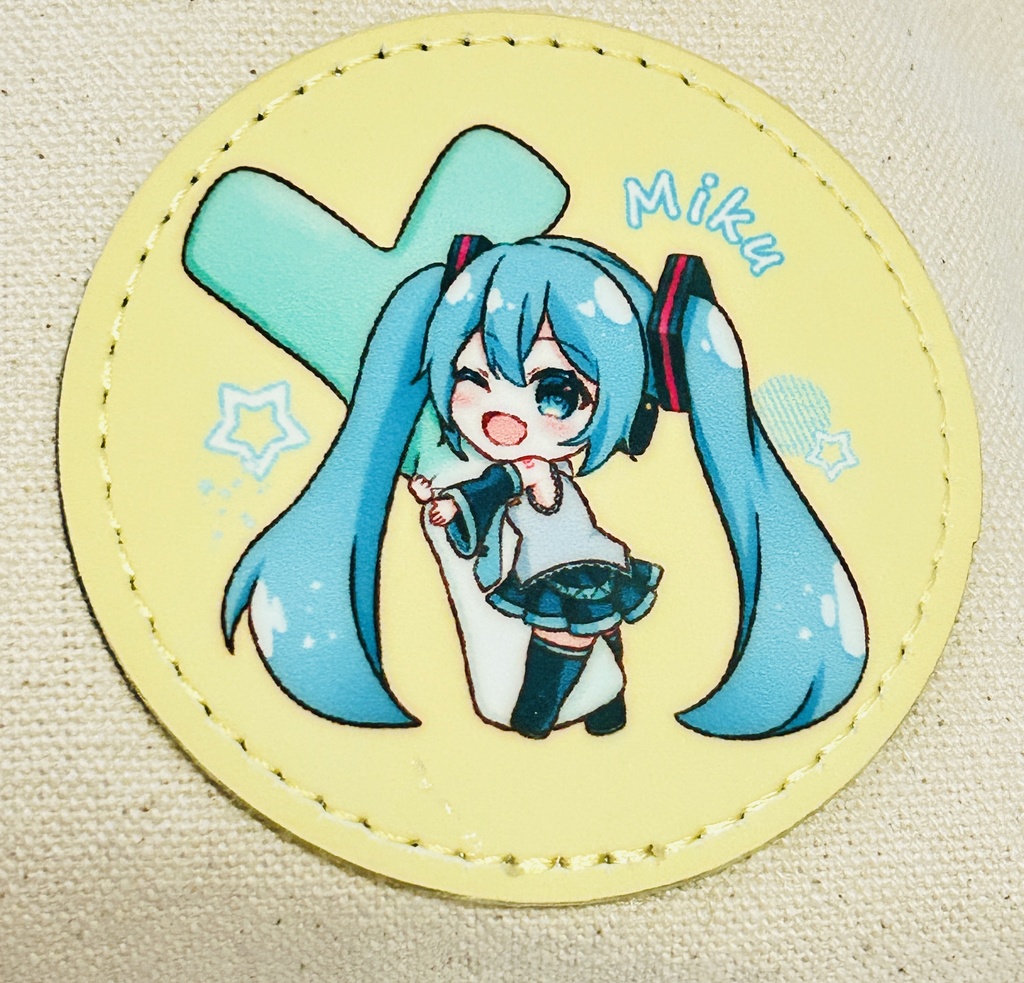 初音ミク 合皮ワッペン