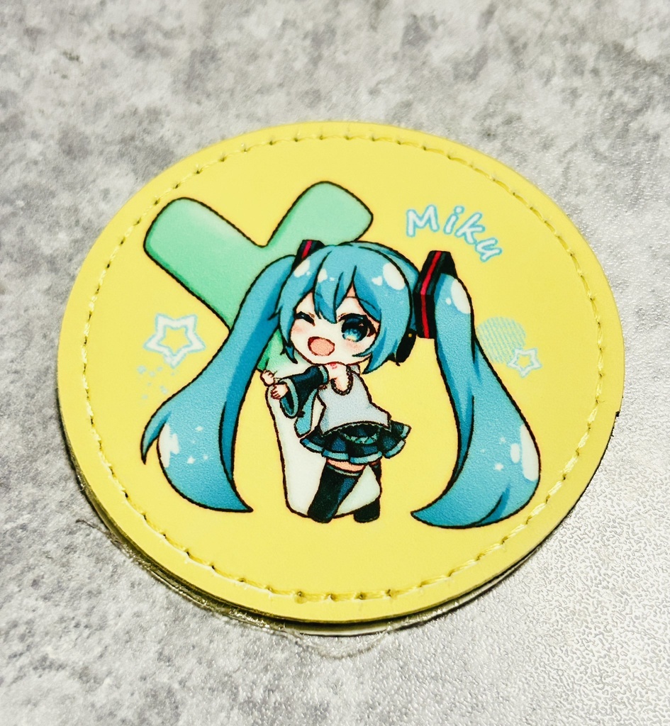 初音ミク 合皮ワッペン