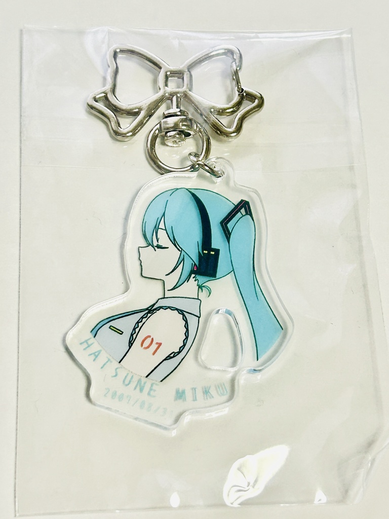 初音ミク クリアアクリルキーホルダー