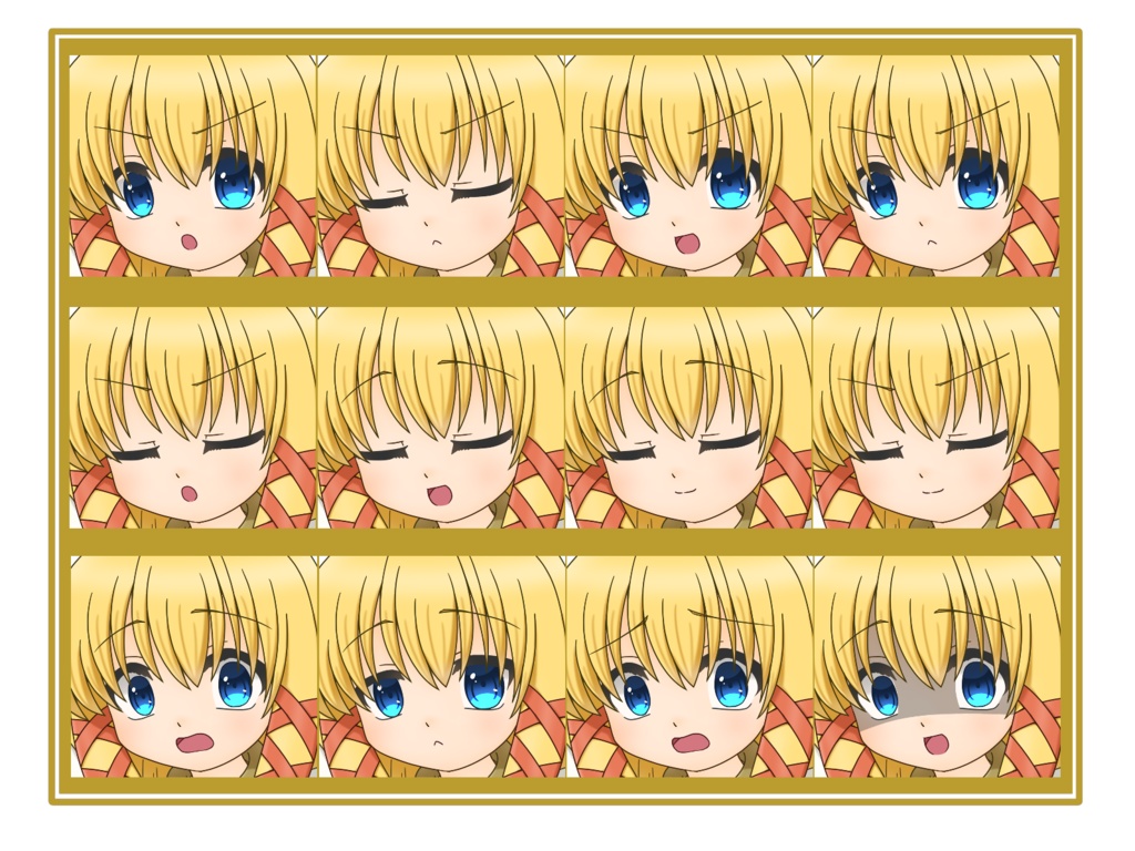 【立ち絵素材】フリルリボンな天使くん