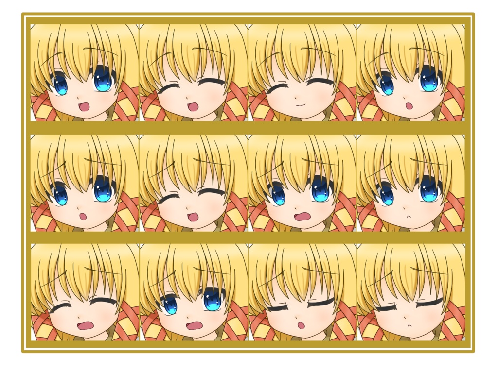 【立ち絵素材】フリルリボンな天使くん