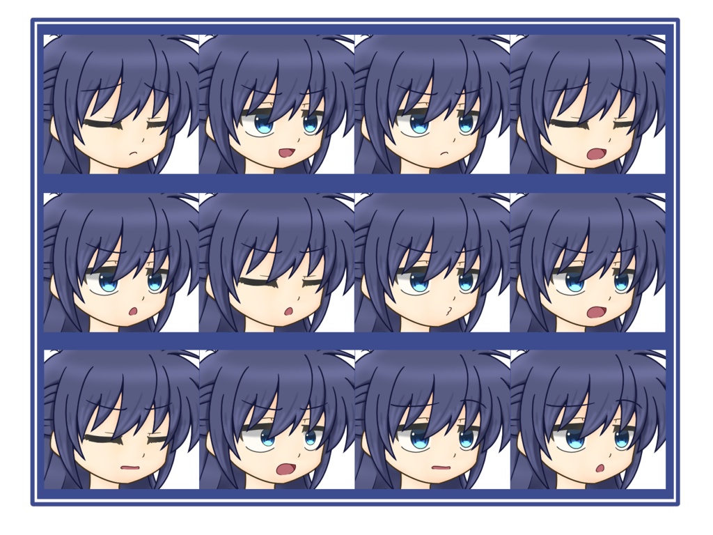 【立ち絵素材】部屋の中が好きな人