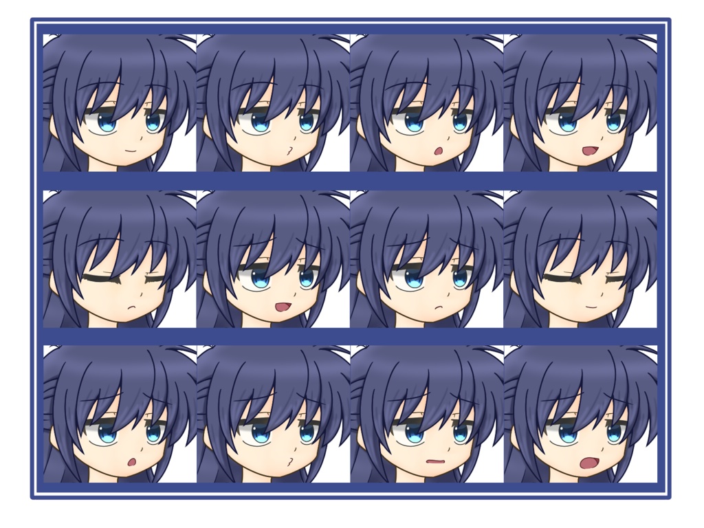 【立ち絵素材】部屋の中が好きな人