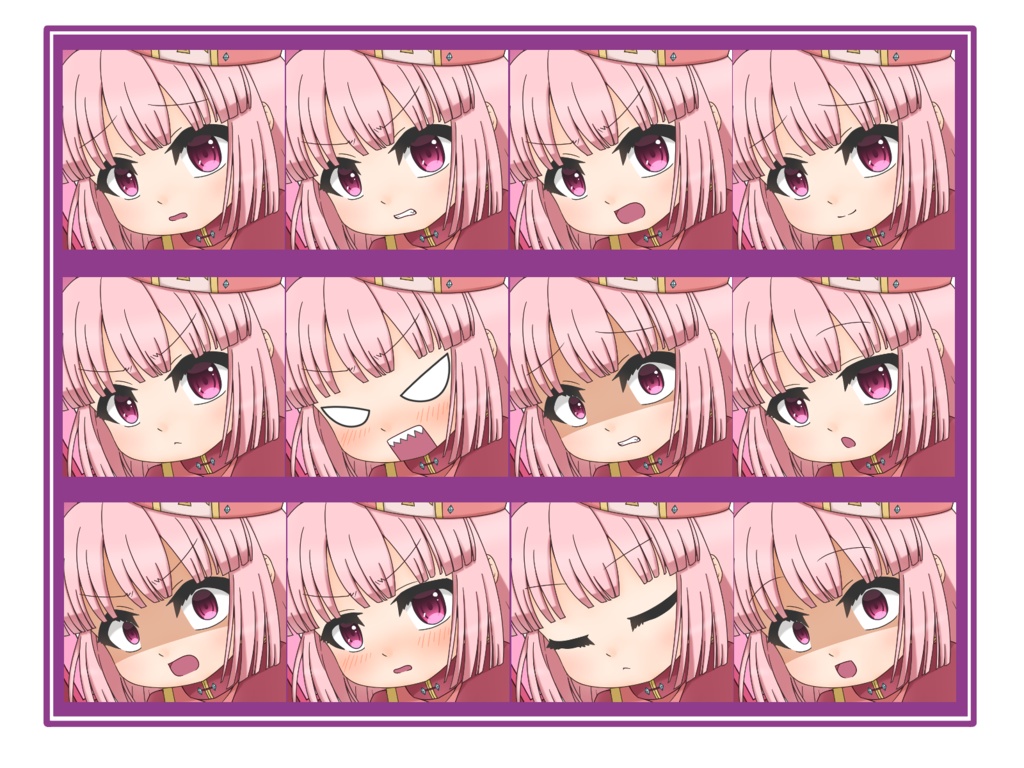 【立ち絵素材】力で解決する見習いシスター