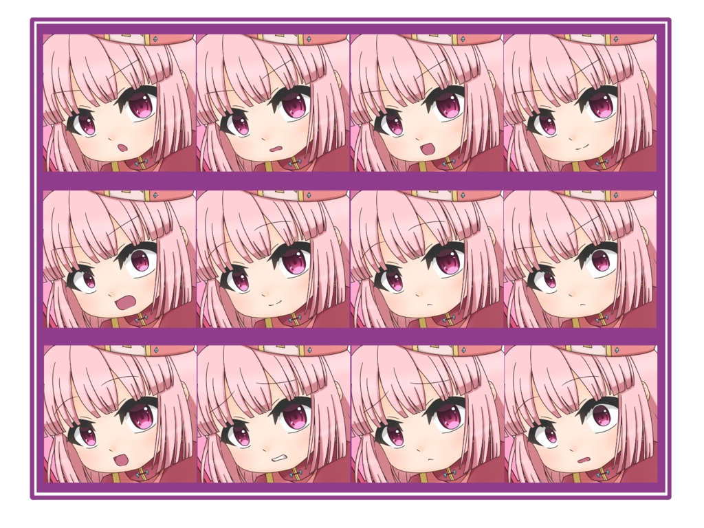 【立ち絵素材】力で解決する見習いシスター