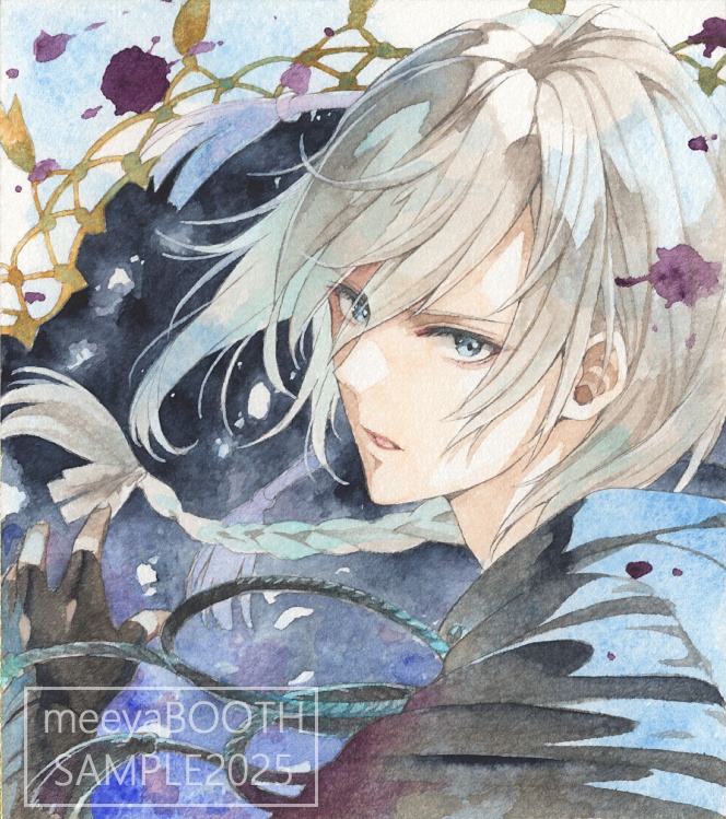 【原画】「悠」水彩画 額装