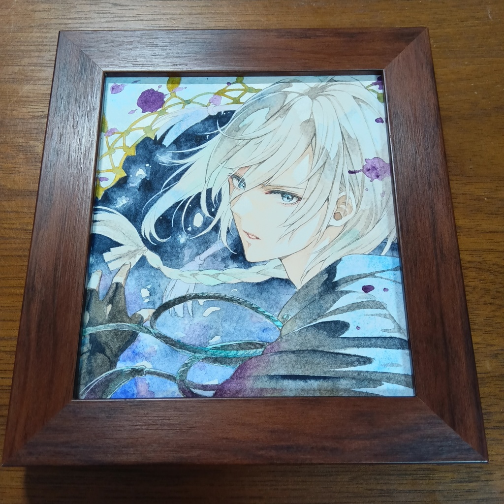 【原画】「悠」水彩画 額装