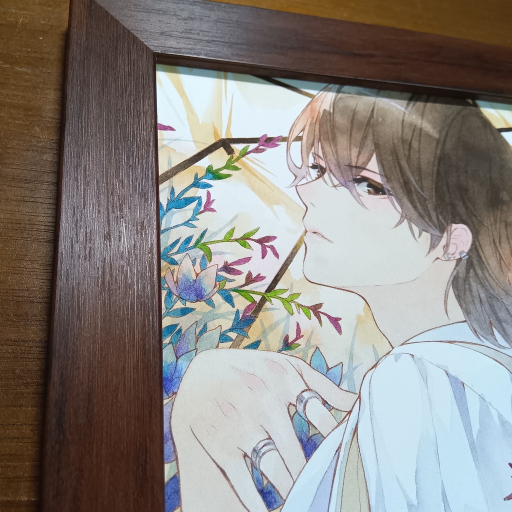 【原画】「Melaleuca」水彩画 額入り