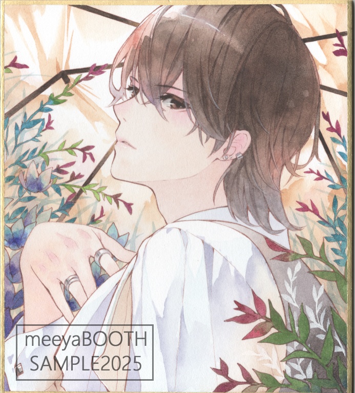 【原画】「Melaleuca」水彩画　額入り