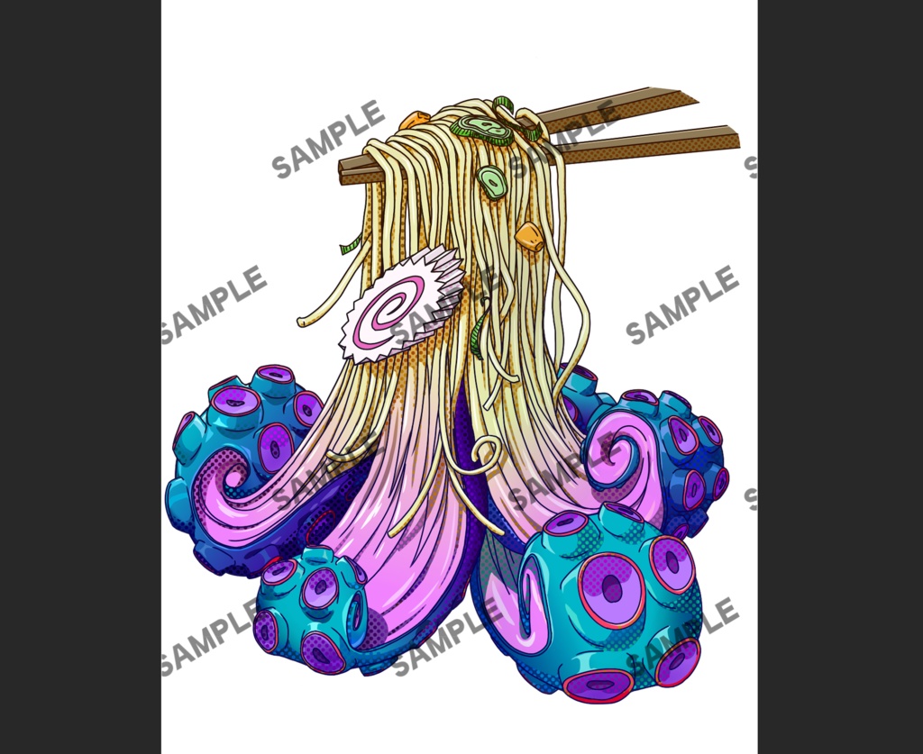 タコらーめんTシャツ