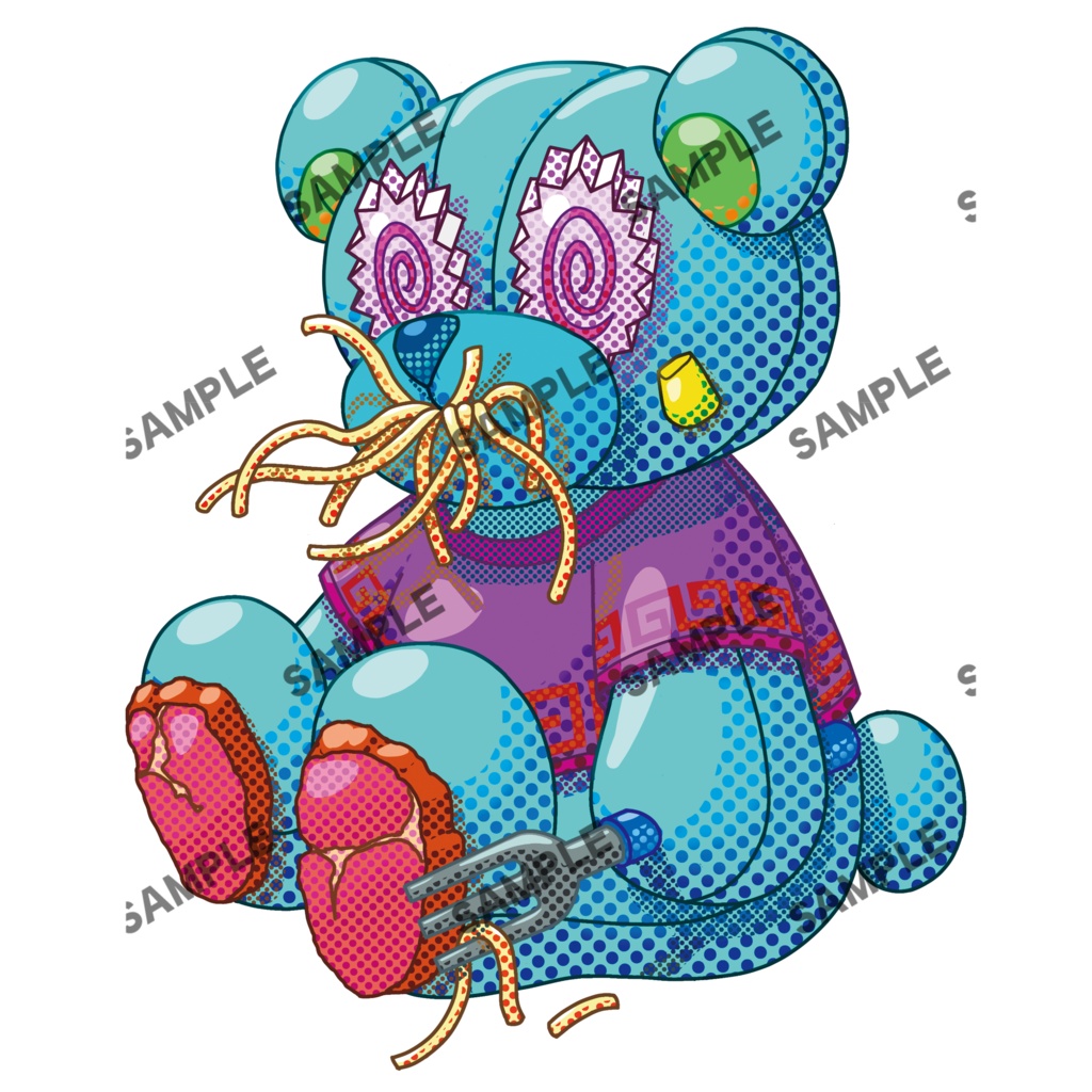 クマらーめんTシャツ