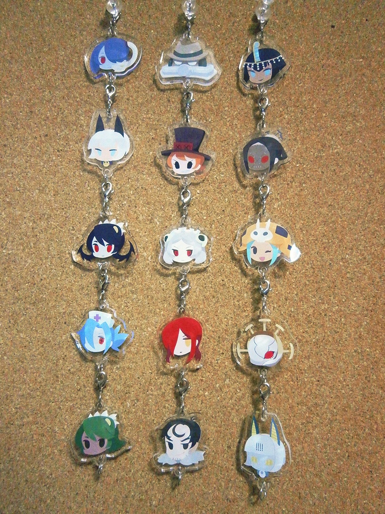 すかるが連結アクリルキーホルダー(全15種)