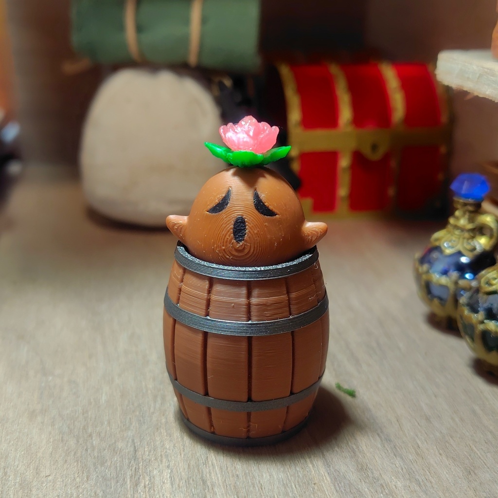 【樽の置物】ファンタジー/魔法のアイテム