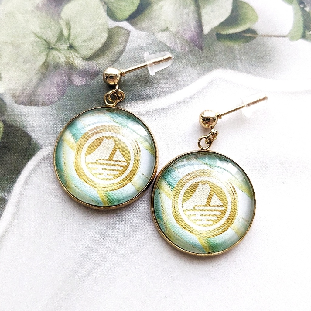 (全121振)華紋【盤】刀剣乱舞イメージピアス