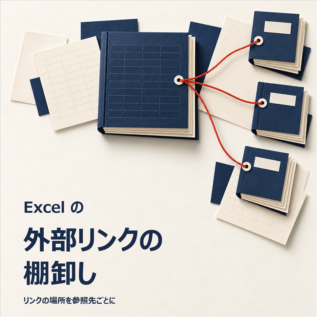 Excelの外部リンクをまとめて探す｜数式・名前・グラフ・図形の参照を一覧に（体験版あり）