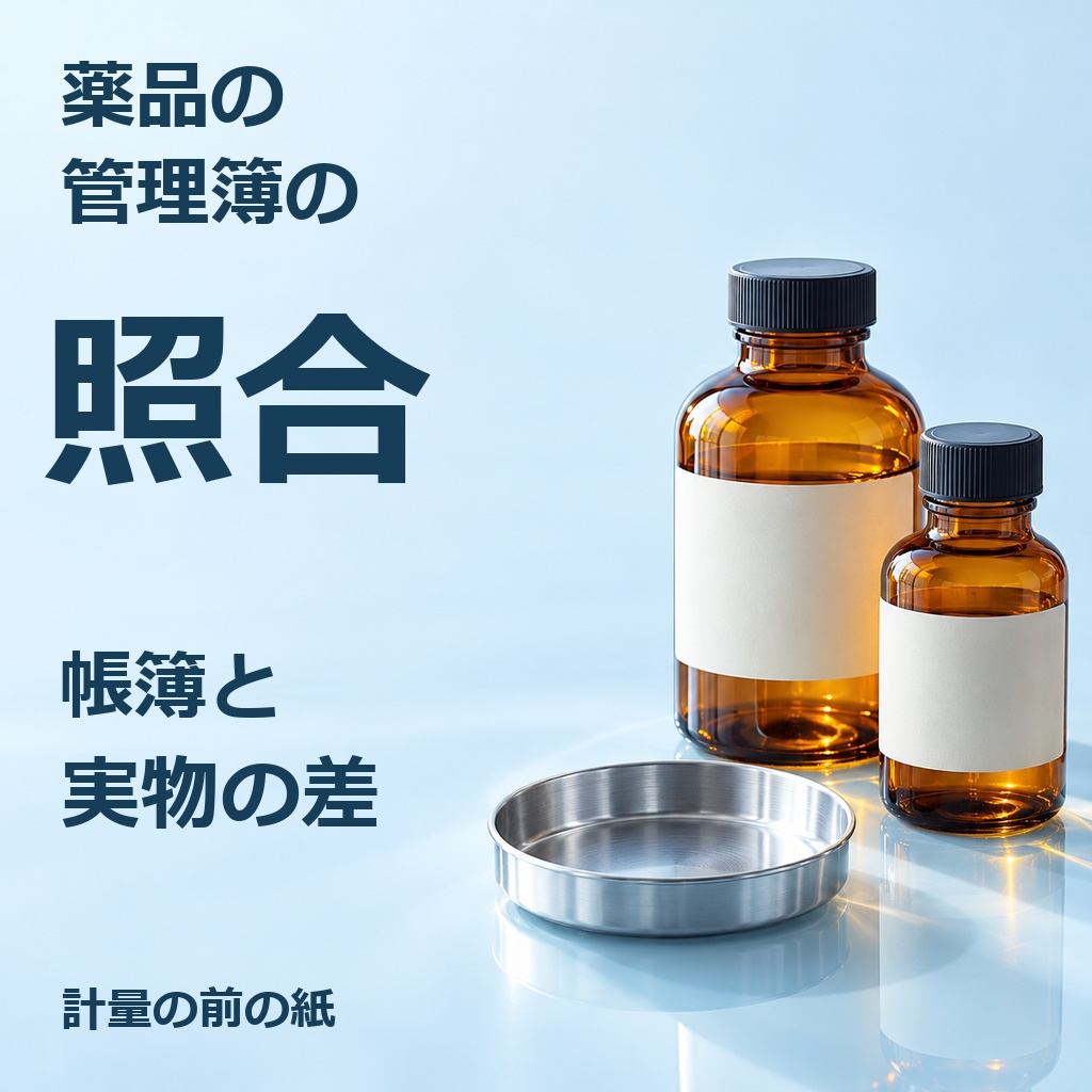 薬品の管理簿の照合｜理科室の棚卸で帳簿と実物の差・毒劇の記録の抜け（体験版あり）