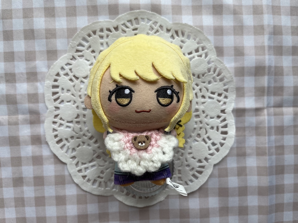 ちびぐるみ用 ふりふりたくさんボンネット